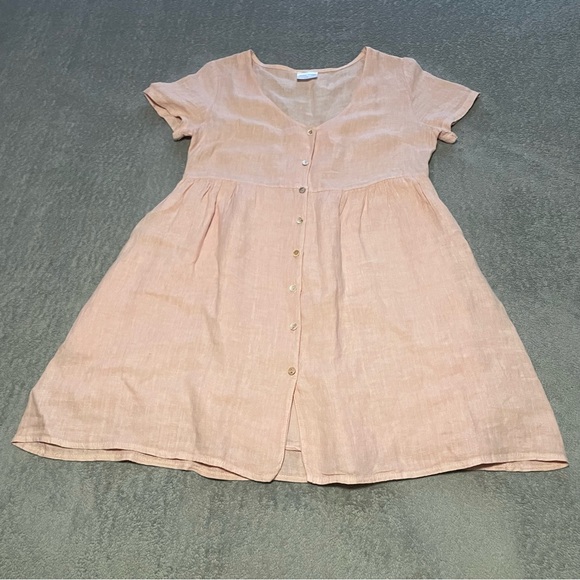 Jillian Harris X Priv Hampton linen dress size XS in subtle blush pink - Picture 2 of 10